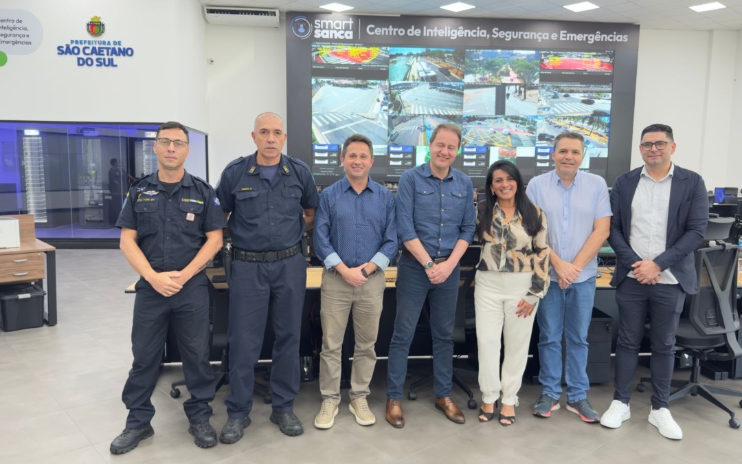 Prefeitura de Lages conhece soluções de mobilidade e segurança inteligente desenvolvidas pela cidade paulista São Caetano do Sul
