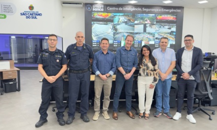 Prefeitura de Lages conhece soluções de mobilidade e segurança inteligente desenvolvidas pela cidade paulista São Caetano do Sul