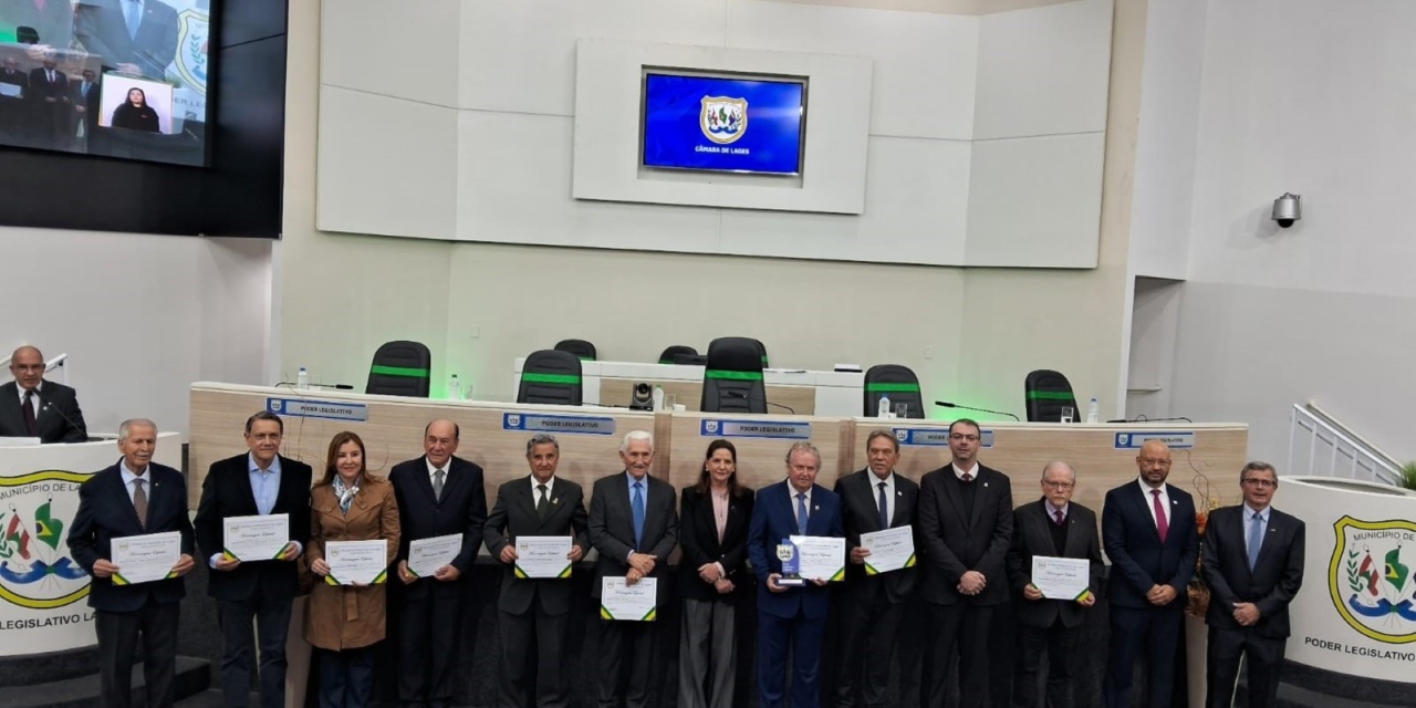 Câmara reverencia os 85 anos da Associação Empresarial de Lages (Acil)