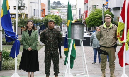 Solenidade marca a abertura da Semana da Pátria em Lages