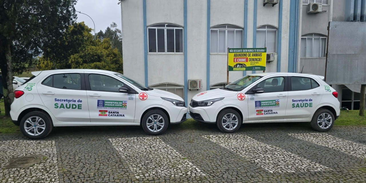 Prefeitura de Otacílio Costa adquire dois novos veículos para a Saúde