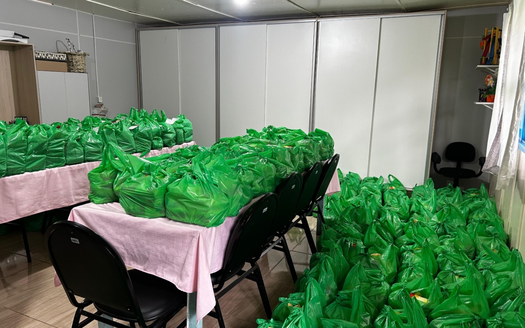 Correia Pinto: mais de duas toneladas de alimentos reforçam ações da assistência social