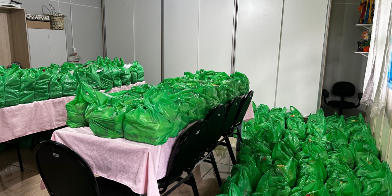 Correia Pinto: mais de duas toneladas de alimentos reforçam ações da assistência social