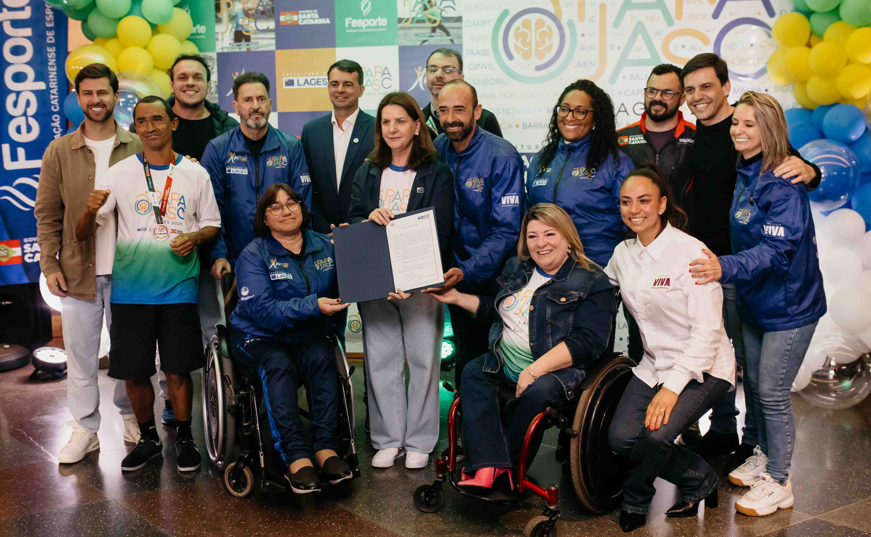Lages oficializa Protocolo de Intenções para criação da Política Municipal de Paradesporto