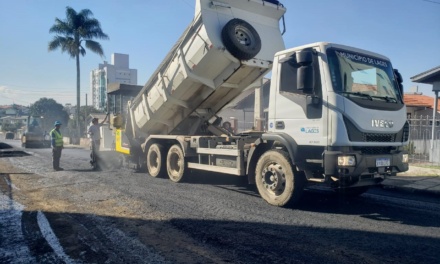 Mais de 15 mil toneladas de massa asfáltica impulsionam infraestrutura em Lages