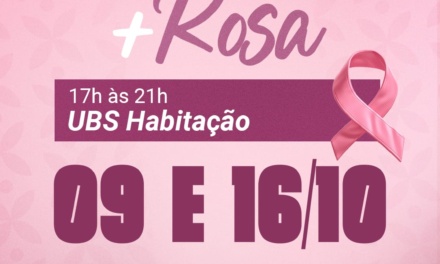 Outubro + Rosa em Lages terá horário estendido na Unidade Básica de Saúde do bairro Habitação