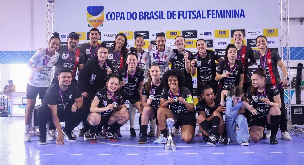 “Leoas da Serra” ficam com o vice-campeonato da Copa do Brasil de Futsal Feminino e garantem vaga na Supercopa de 2026
