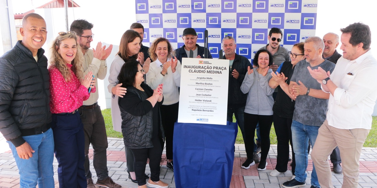 Praça no bairro Sagrado Coração de Jesus é entregue à comunidade