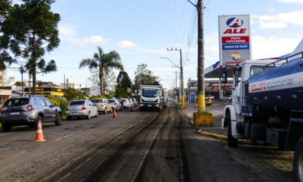 Recuperação asfáltica da Avenida Carahá avança para etapa final