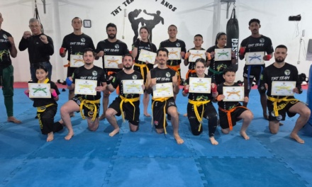 Centro de Treinamento em Lages realiza penúltima graduação de Kickboxing do ano