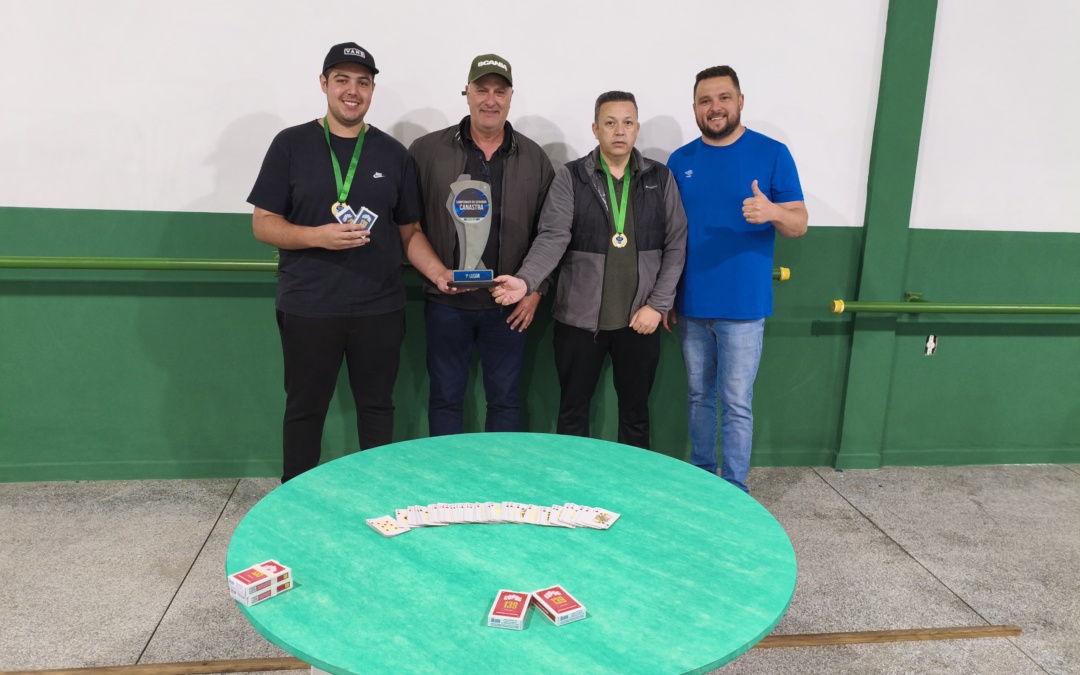 Torneio de Canastra dos Servidores Municipais movimenta a tarde de sábado em Otacílio Costa