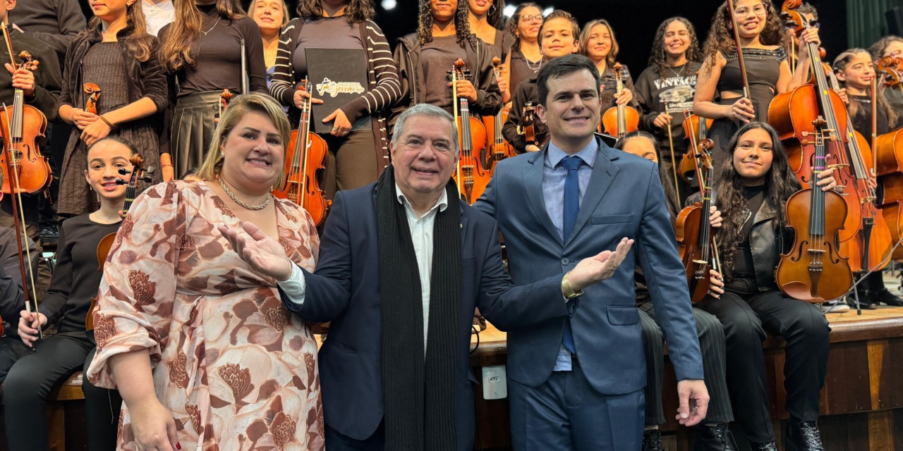 Orquestra Jovem de Lages emociona público em homenagem ao deputado Mário Motta