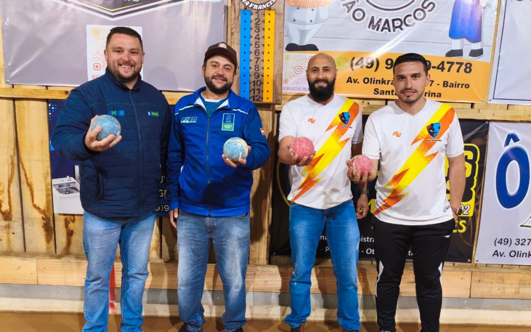 Decisão do Campeonato Municipal de Bocha acontece nesta quinta-feira em Otacílio Costa