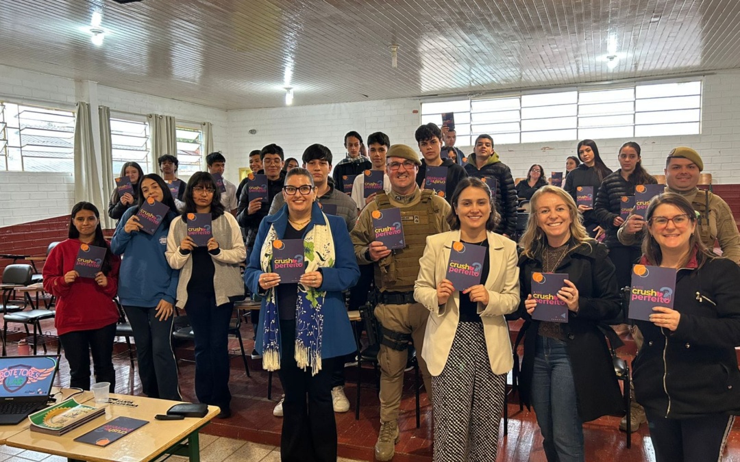 “Protetores do Lar” mobiliza estudantes contra a violência doméstica em Curitibanos