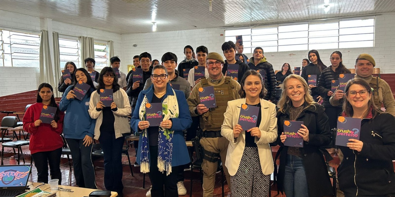 “Protetores do Lar” mobiliza estudantes contra a violência doméstica em Curitibanos