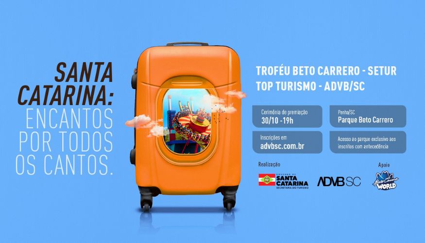 Serra Catarinense celebra indicações ao Troféu Beto Carrero e ao Prêmio Top Turismo ADVB/SC 2025