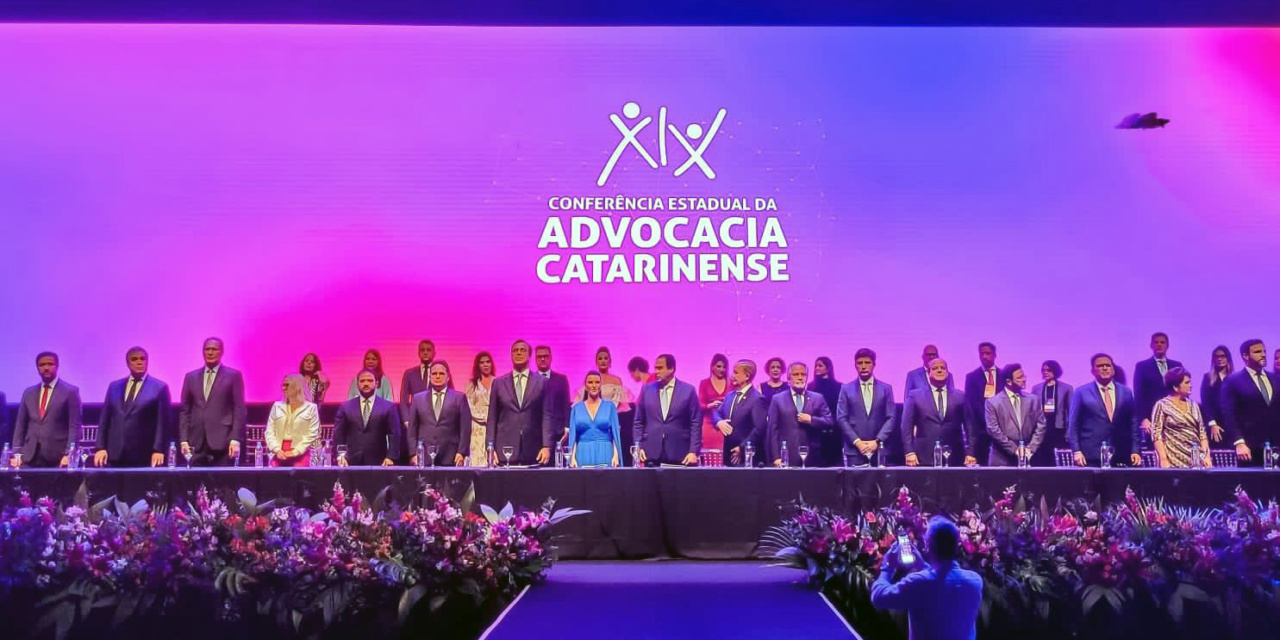 Inscrições abertas: Conferência Estadual da Advocacia em Blumenau terá mais de 200 palestrantes em maior evento jurídico de Santa Catarina