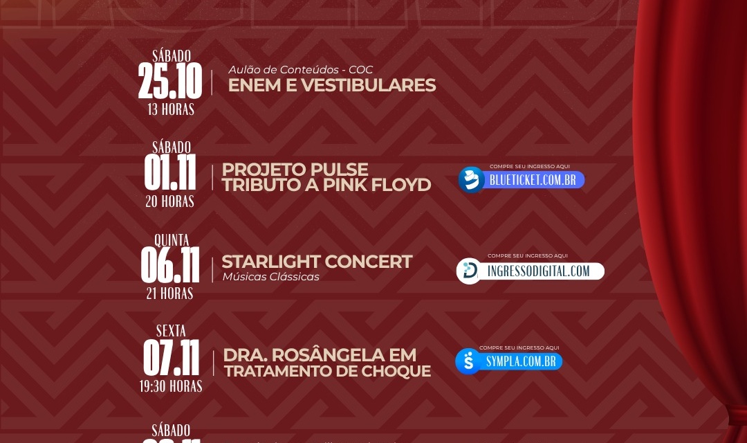 Teatro Marajoara recebe programação especial com grandes atrações neste fim de semana