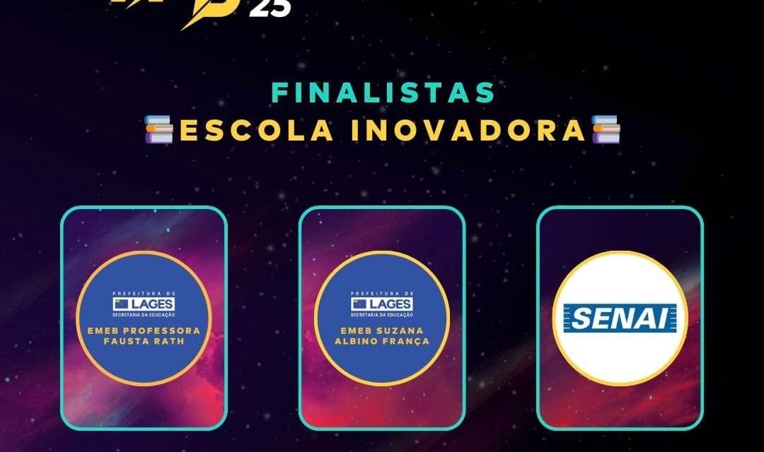Emebs Professora Fausta Rath e Suzana Albino França são finalistas do Orion Awards 2025 na categoria Escola Inovadora