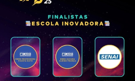 Emebs Professora Fausta Rath e Suzana Albino França são finalistas do Orion Awards 2025 na categoria Escola Inovadora
