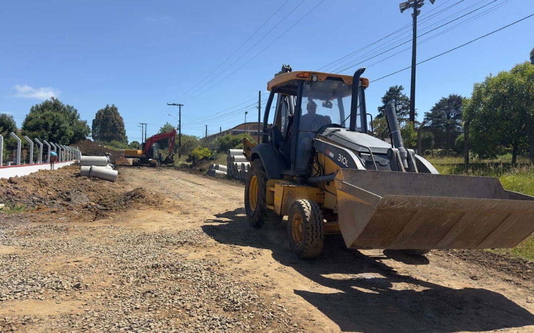 Início das obras na área industrial tem frentes simultâneas e ênfase na drenagem