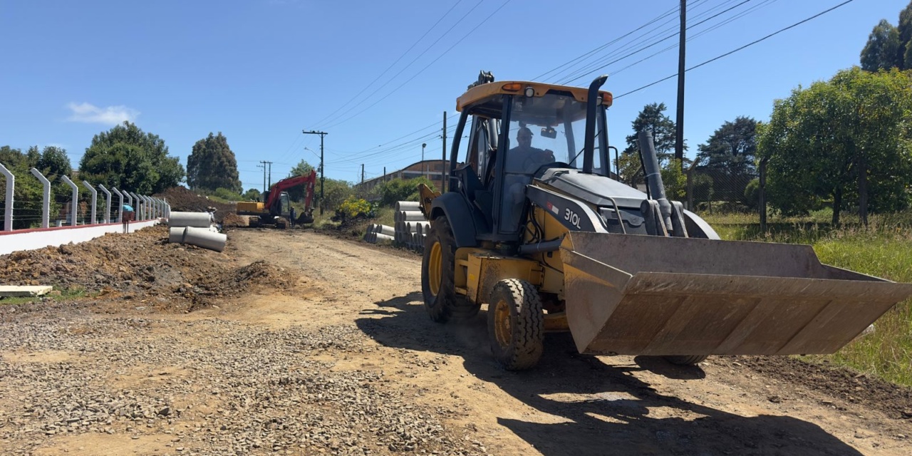 Início das obras na área industrial tem frentes simultâneas e ênfase na drenagem