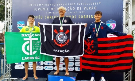 Lages garante pódio no Campeonato Brasileiro Interclubes Juvenil de Natação