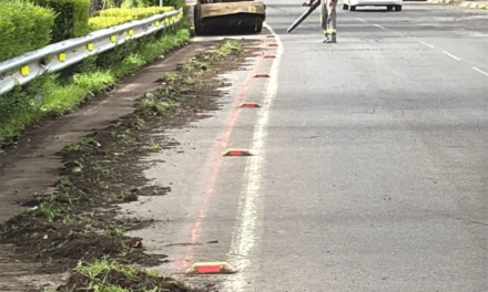 Limpeza especial na ciclofaixa da Avenida Belisário Ramos melhora mobilidade e segurança para pedestres e ciclistas