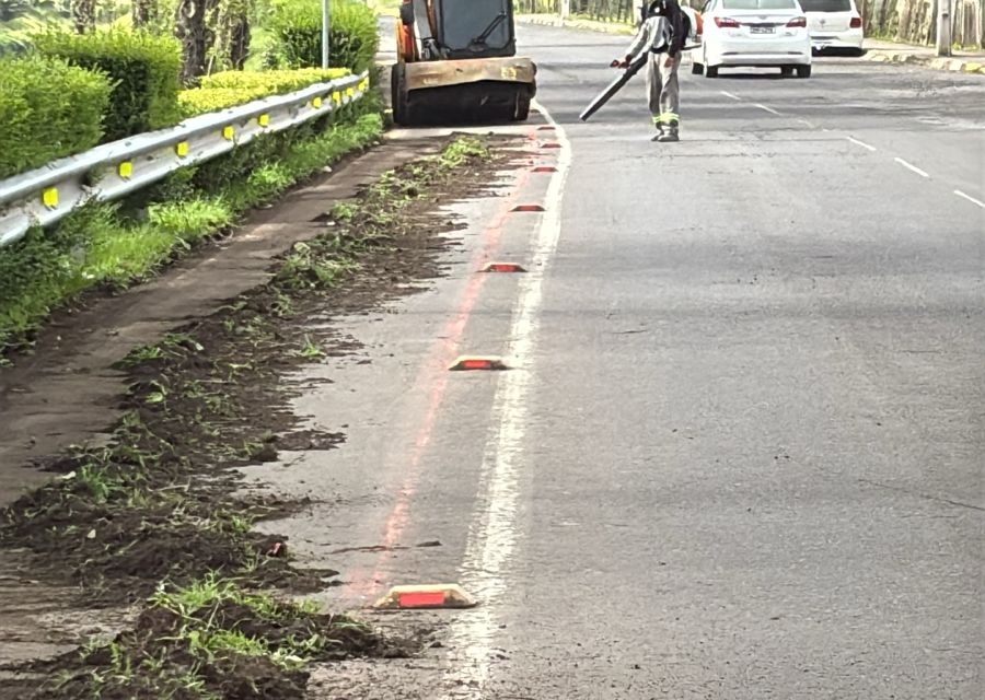 Limpeza especial na ciclofaixa da Avenida Belisário Ramos melhora mobilidade e segurança para pedestres e ciclistas