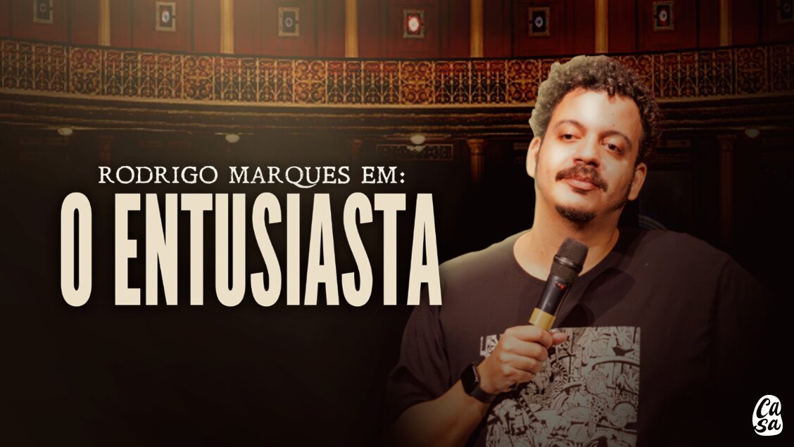 Rodrigo Marques apresenta “O Entusiasta” no Teatro Marajoara
