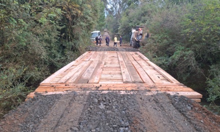 Prefeitura de Lages reconstrói mais de 20 pontes de madeira somente neste ano