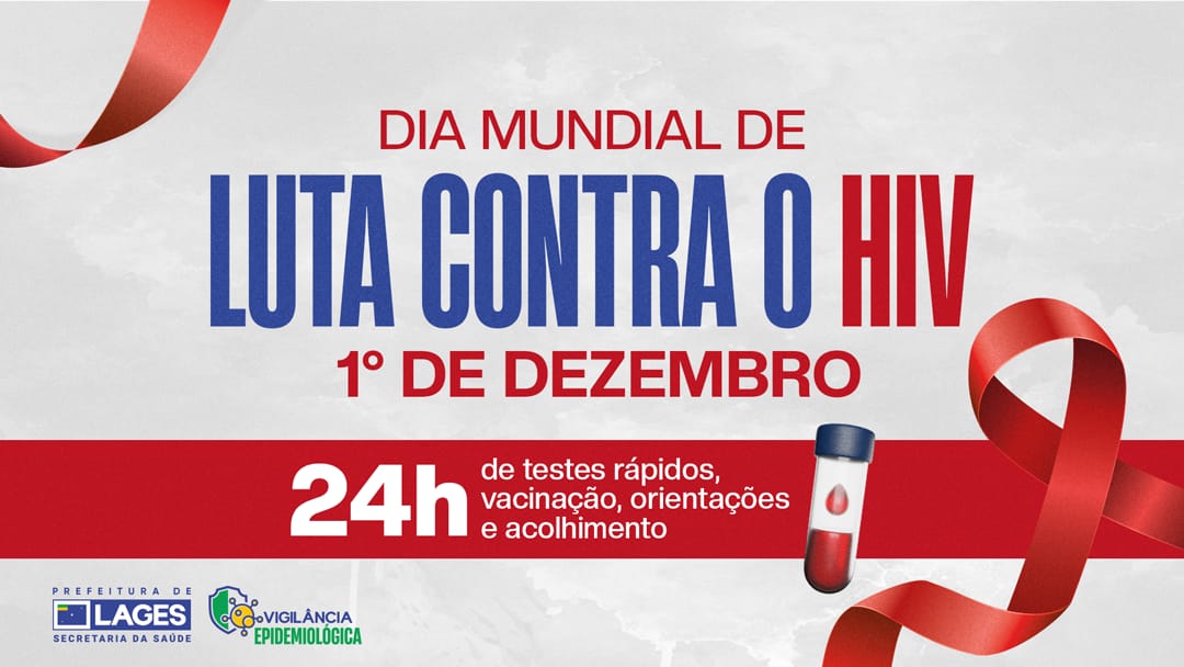 Saúde promove 24 horas de serviços no Dia Mundial de Luta contra a Aids