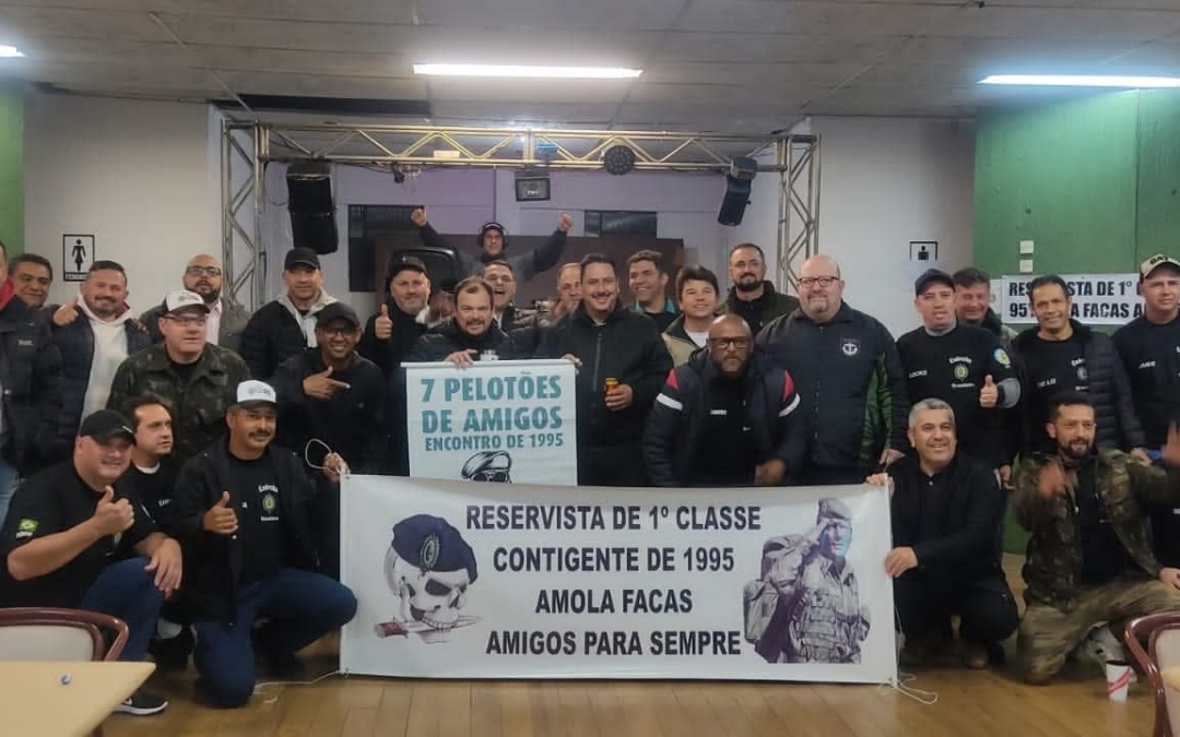 Vem aí as comemorações dos 30 anos do Grupamento Amola Facas de 1995 que serviu o exército em Lages