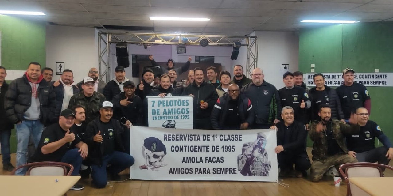 Vem aí as comemorações dos 30 anos do Grupamento Amola Facas de 1995 que serviu o exército em Lages