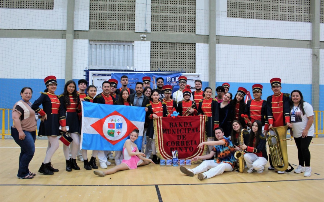 Correia Pinto continua a se destacar, desta vez foi na área cultural na Copa América de bandas e fanfarras