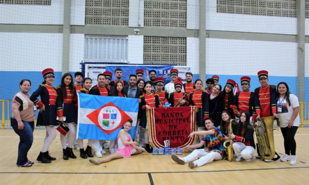 Correia Pinto continua a se destacar, desta vez foi na área cultural na Copa América de bandas e fanfarras
