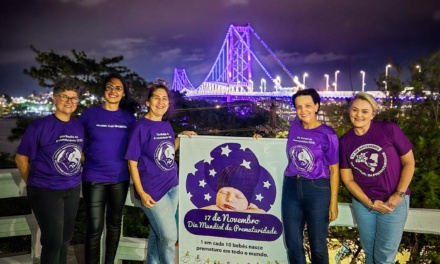 Ponte Hercílio Luz será iluminada de roxo em ação pelo Dia Mundial da Prematuridade