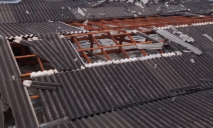 Destelhou parte da Secretaria de Saúde e do HNSP