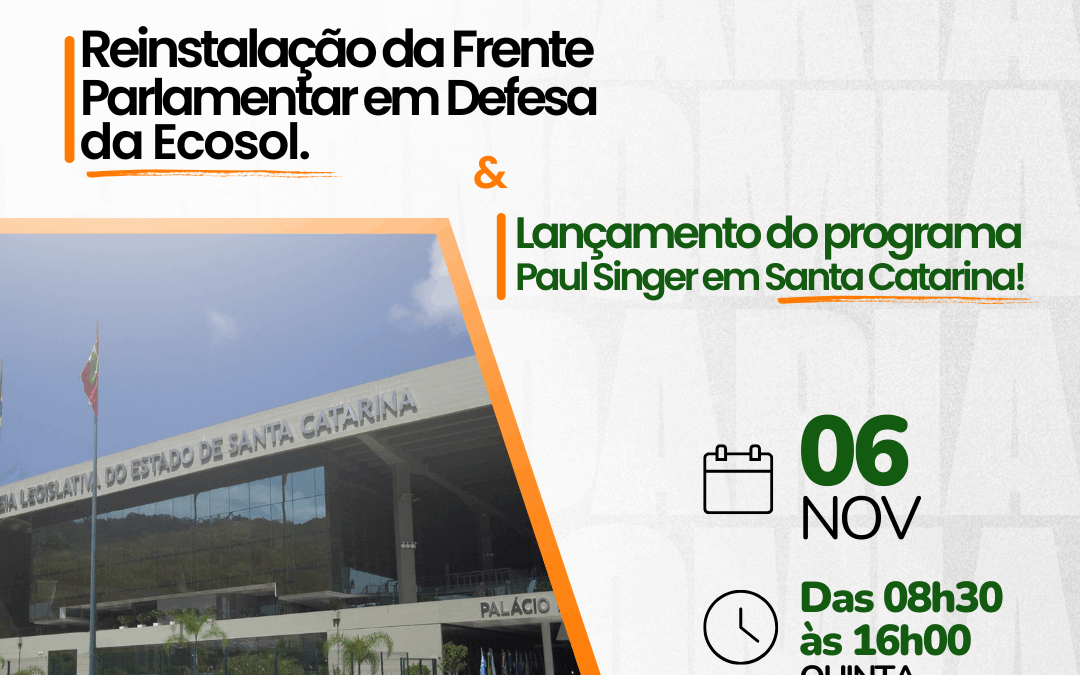 Deputada Luciane Carminatti lidera reinstalação da Frente Parlamentar de Economia Solidária em Santa Catarina