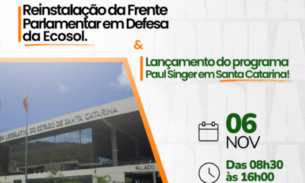 Deputada Luciane Carminatti lidera reinstalação da Frente Parlamentar de Economia Solidária em Santa Catarina