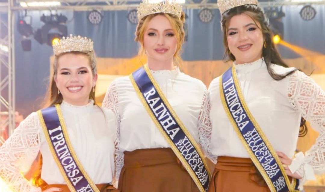 Capão Alto: nova realeza da Festa da Paçoca vai iniciar divulgação do evento