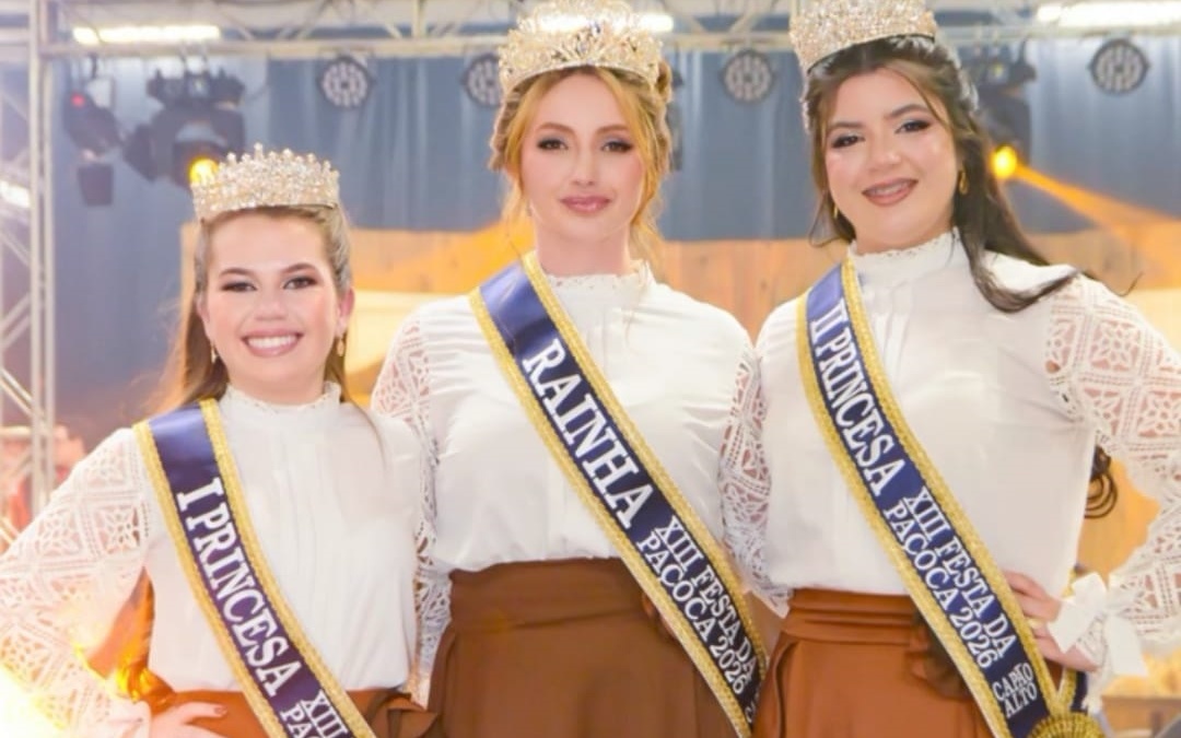 Capão Alto: nova realeza da Festa da Paçoca vai iniciar divulgação do evento