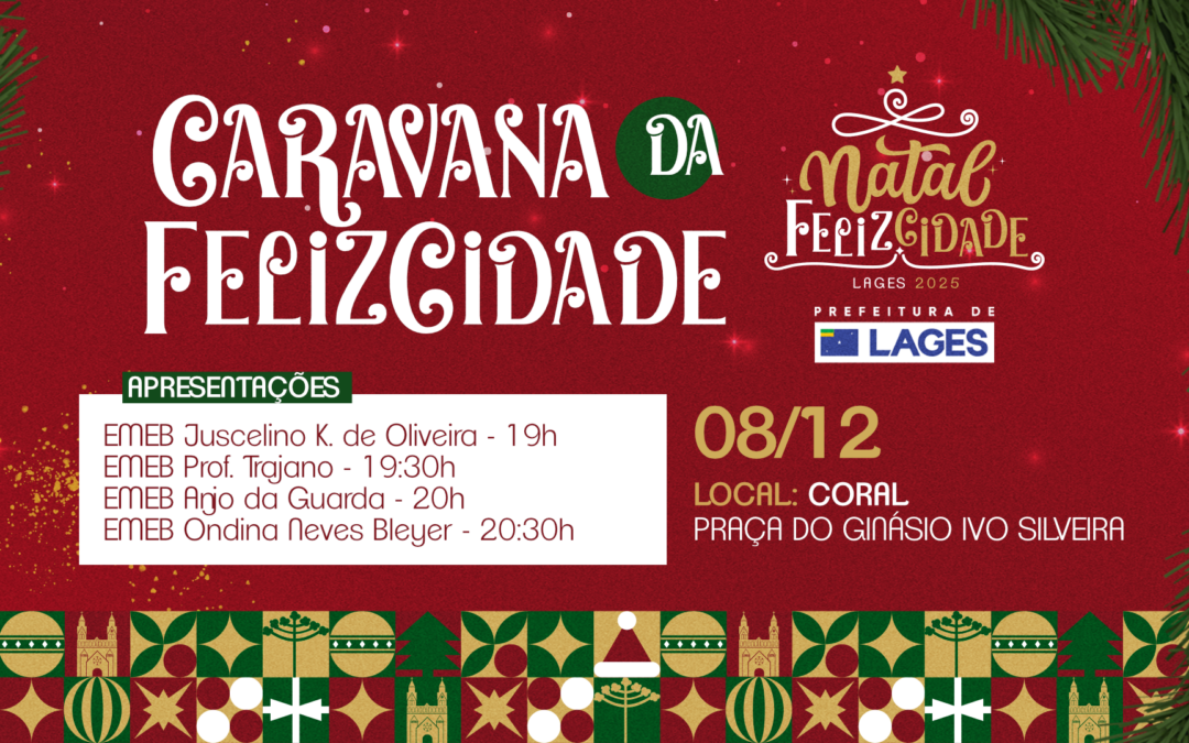 Caravana da FelizCidade ilumina o bairro Coral nesta segunda-feira