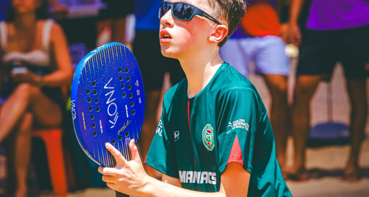 Lageano Davi Hoeschl se destaca ao representar Santa Catarina na 10ª Copa das Federações de Beach Tennis