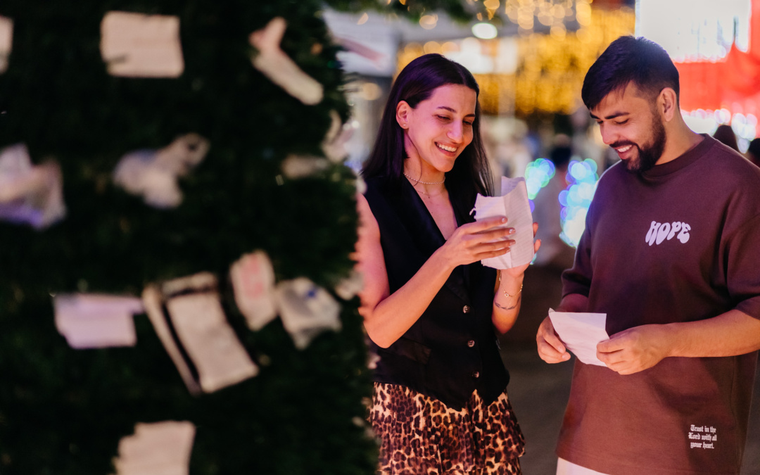 Árvore dos Desejos desperta gestos de amor ao próximo no Natal FelizCidade