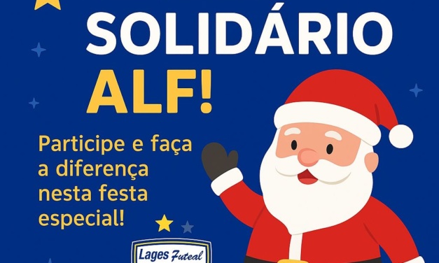 Chegada do Papai Noel movimenta ação solidária do Lages Futsal