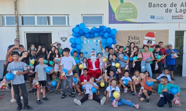 Espírito natalino transformou o Natal de aproximadamente 500 crianças dos CRAS em Lages