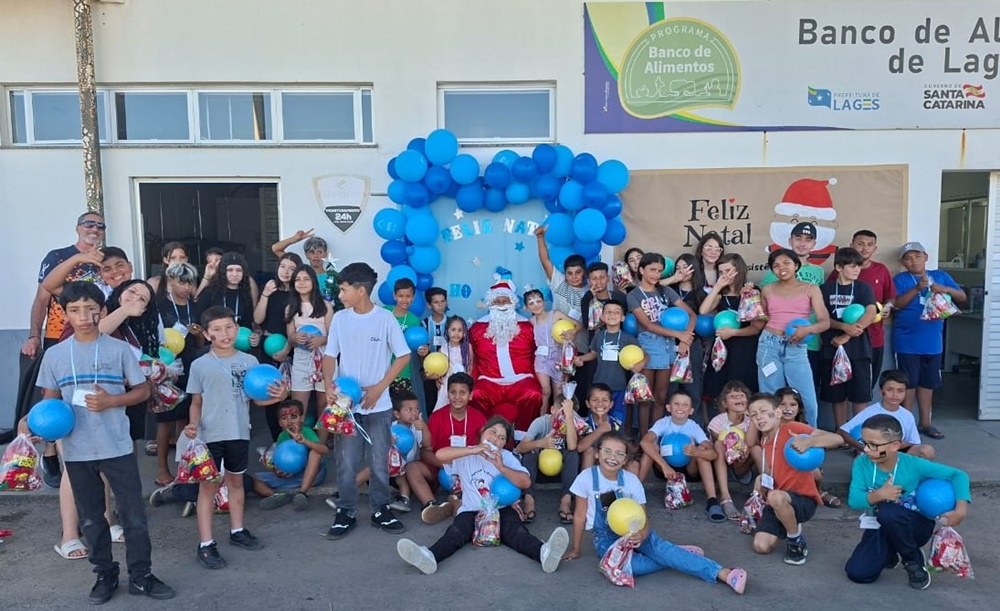 Espírito natalino transformou o Natal de aproximadamente 500 crianças dos CRAS em Lages
