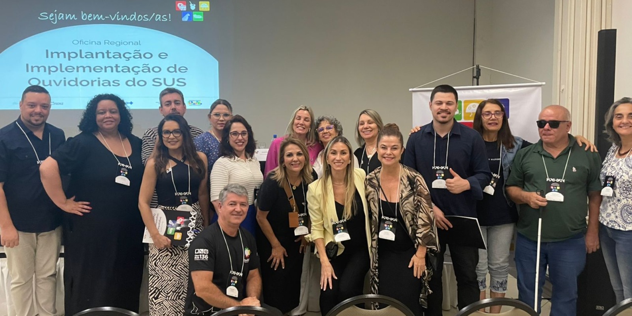 Ouvidoria do OuvSUS Lages participa de oficina regional para avanço da gestão na Região Sul