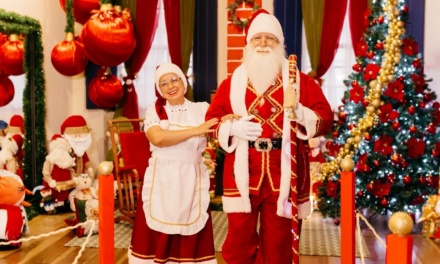 Papai Noel chega a Lages e faz do Casarão Juca Antunes sua morada durante o Natal FelizCidade